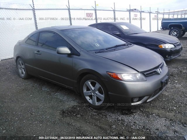 2HGFG12816H508630 - 2006 HONDA CIVIC EX ნაცრისფერი ფოტო 1