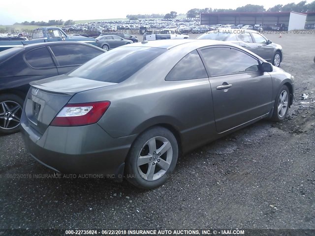 2HGFG12816H508630 - 2006 HONDA CIVIC EX ნაცრისფერი ფოტო 4