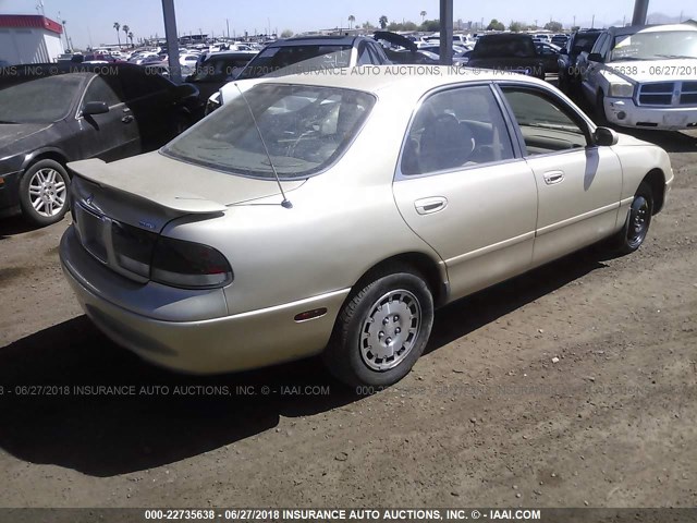 1YVGE22C9T5506253 - 1996 MAZDA 626 DX/LX GOLD photo 4