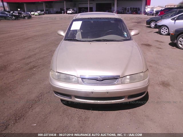 1YVGE22C9T5506253 - 1996 MAZDA 626 DX/LX GOLD photo 6