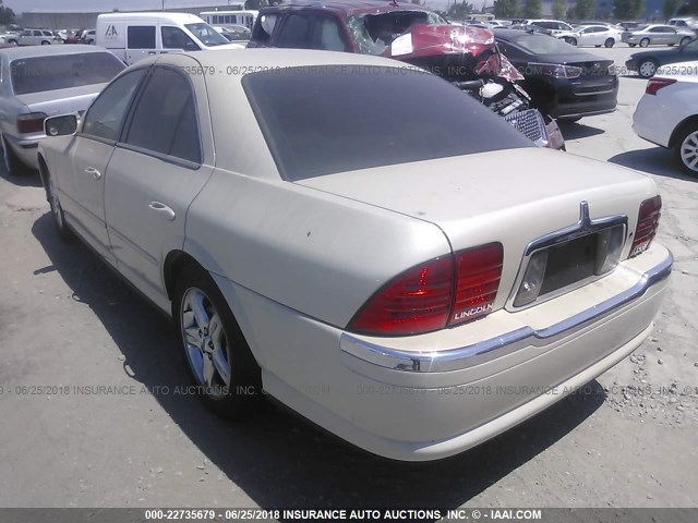 1LNHM87AX2Y638681 - 2002 LINCOLN LS 米色 照片 3
