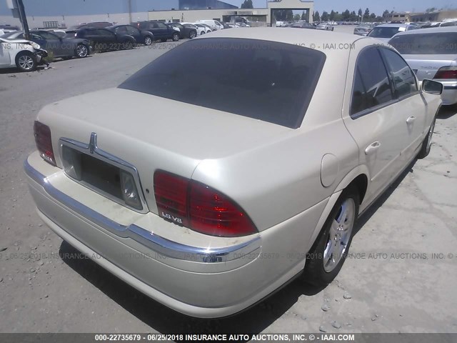 1LNHM87AX2Y638681 - 2002 LINCOLN LS 米色 照片 4