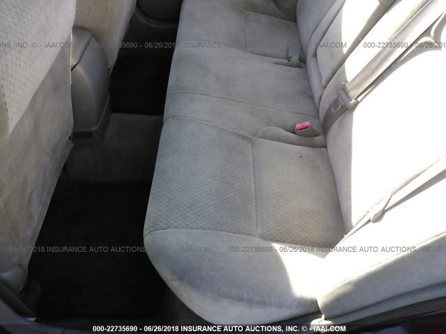 JTDBE32K920046312 - 2002 TOYOTA CAMRY LE/XLE/SE Qırmızı foto 8