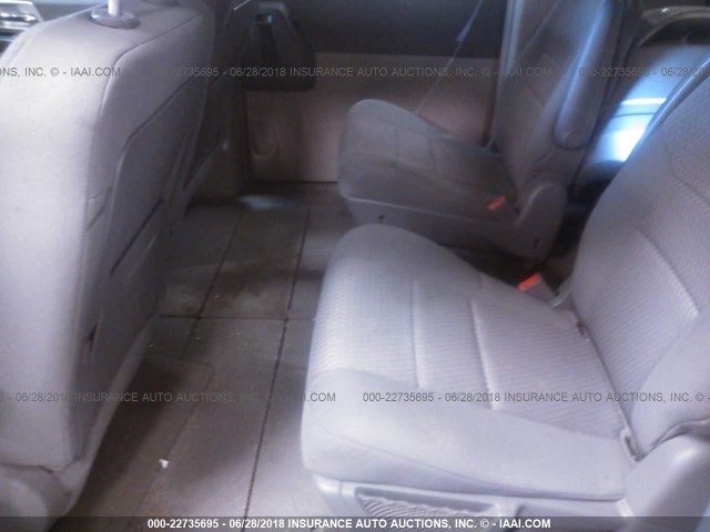 2A8HR54P78R729068 - 2008 CHRYSLER TOWN & COUNTRY TOURING SILVER photo 8