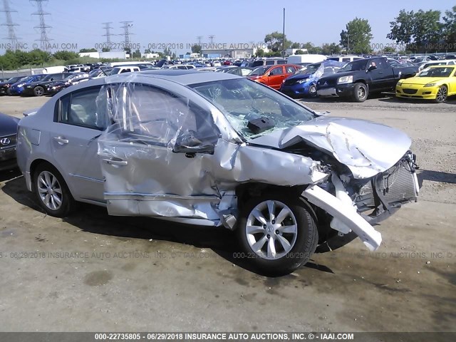 3N1AB6AP1CL768657 - 2012 NISSAN SENTRA 2.0/2.0S/SR/2.0SL SILVER photo 6