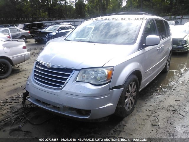 2A8HR54P48R662431 - 2008 CHRYSLER TOWN & COUNTRY TOURING SILVER photo 2
