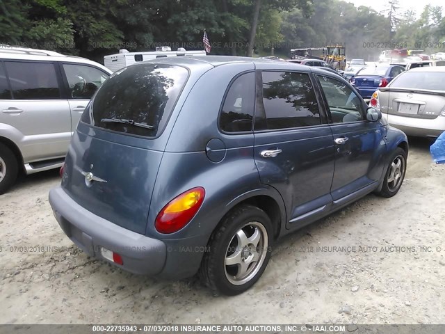 3C8FY68B02T275528 - 2002 CHRYSLER PT CRUISER LIMITED/DREAM CRUISER BLUE photo 4