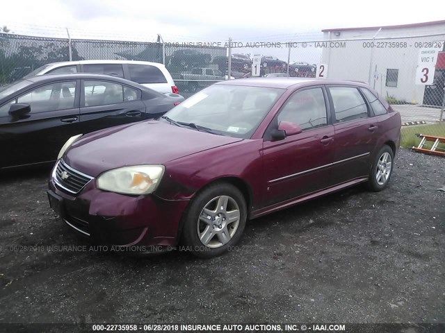 1G1ZT61826F238842 - 2006 CHEVROLET MALIBU MAXX LT MAROON photo 2