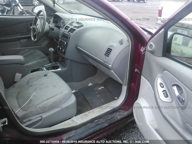 1G1ZT61826F238842 - 2006 CHEVROLET MALIBU MAXX LT MAROON photo 5