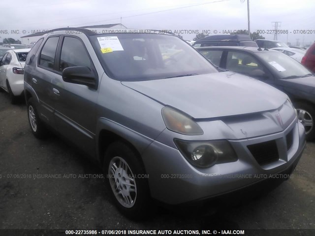 3G7DA03E44S561157 - 2004 PONTIAC AZTEK SILVER photo 1