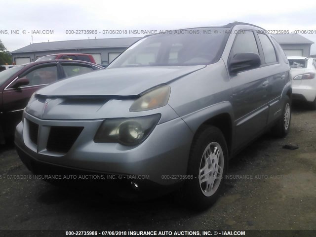 3G7DA03E44S561157 - 2004 PONTIAC AZTEK SILVER photo 2