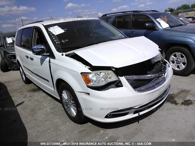 2A4RR8DG9BR716370 - 2011 CHRYSLER TOWN & COUNTRY TOURING L WHITE photo 1