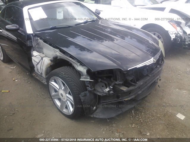 1C3AN69L95X035290 - 2005 CHRYSLER CROSSFIRE LIMITED BLACK photo 6