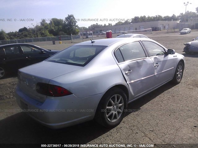 1G4HD57266U197684 - 2006 BUICK LUCERNE CXL SILVER photo 4