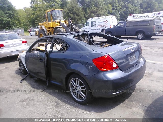 JTKDE177370147444 - 2007 TOYOTA SCION TC GRAY photo 3