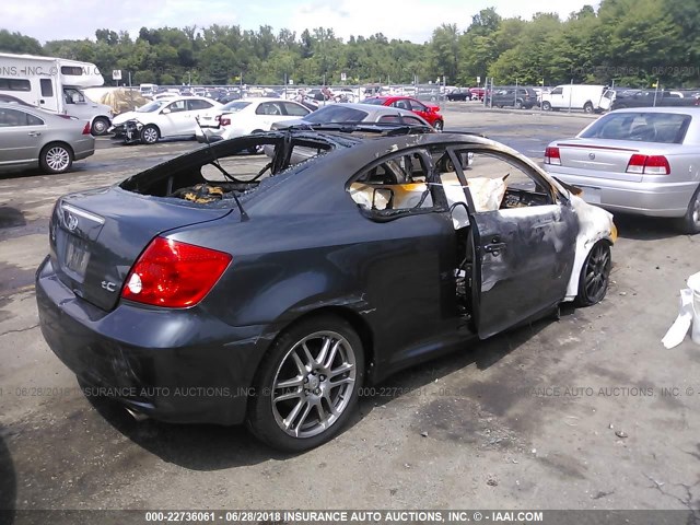JTKDE177370147444 - 2007 TOYOTA SCION TC 灰色 照片 4