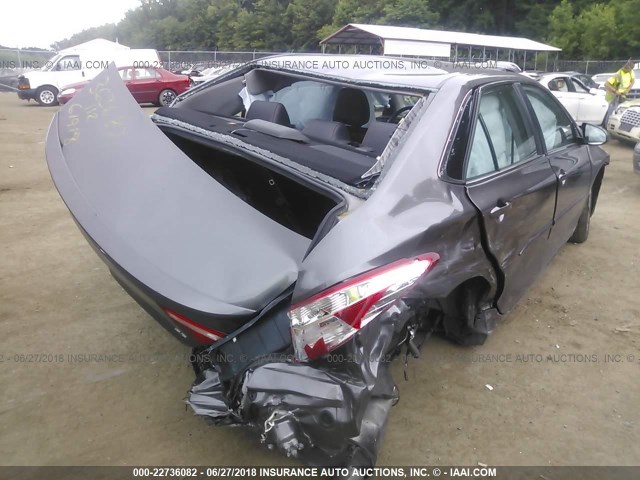 4T1BF1FKXHU730598 - 2017 TOYOTA CAMRY LE/XLE/SE/XSE GRAY photo 6