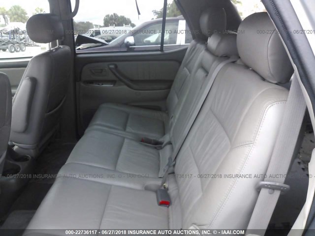 5TDZT38A22S058527 - 2002 TOYOTA SEQUOIA LIMITED GRAY photo 8