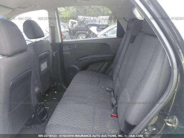 KNDJF724167218766 - 2006 KIA NEW SPORTAGE  BLACK photo 8