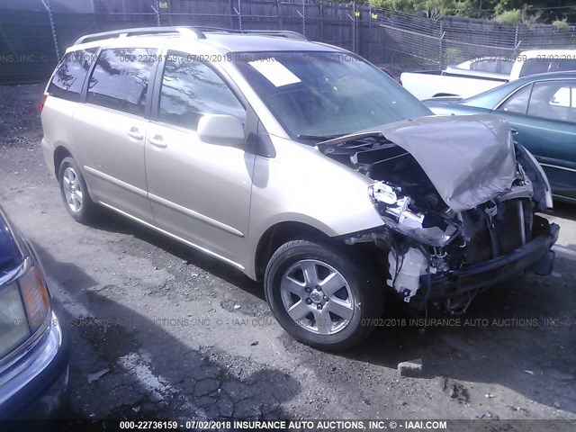 5TDZA22C66S577208 - 2006 TOYOTA SIENNA XLE/XLE LIMITED Champagne photo 1