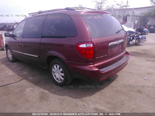 2A4GP54L67R262207 - 2007 CHRYSLER TOWN & COUNTRY TOURING BURGUNDY photo 3