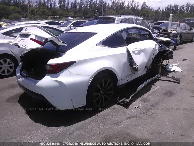 JTHHP5BC2F5001471 - 2015 LEXUS RC-F WHITE photo 4