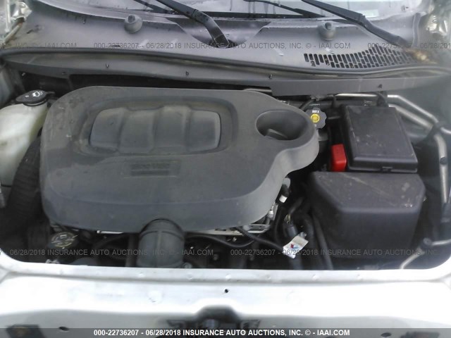 3GNCA13B59S542656 - 2009 CHEVROLET HHR LS ვერცხლისფერი ფოტო 10