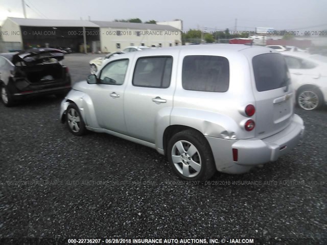 3GNCA13B59S542656 - 2009 CHEVROLET HHR LS ვერცხლისფერი ფოტო 3