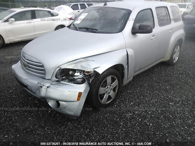 3GNCA13B59S542656 - 2009 CHEVROLET HHR LS ვერცხლისფერი ფოტო 6