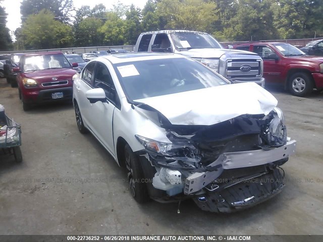 19XFB2F91FE023146 - 2015 HONDA CIVIC EXL 白色 照片 1