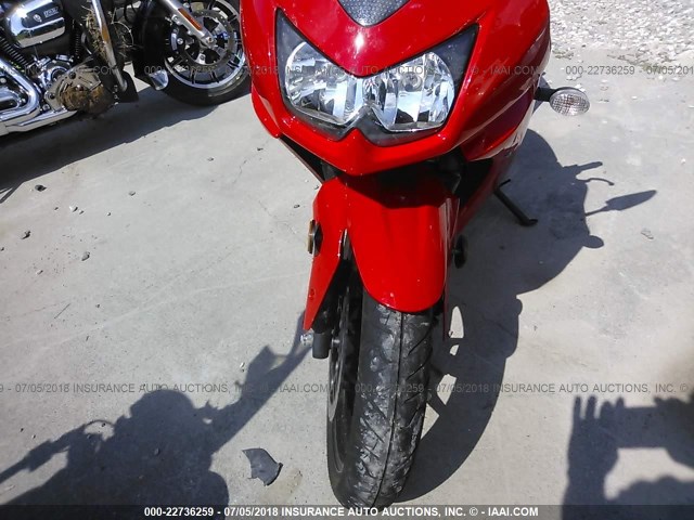 JKAEXMJ119DA22365 - 2009 KAWASAKI EX250 J RED photo 5