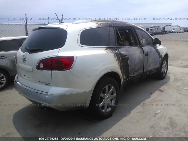 5GAER23D69J158809 - 2009 BUICK ENCLAVE CXL Blanc photo 4