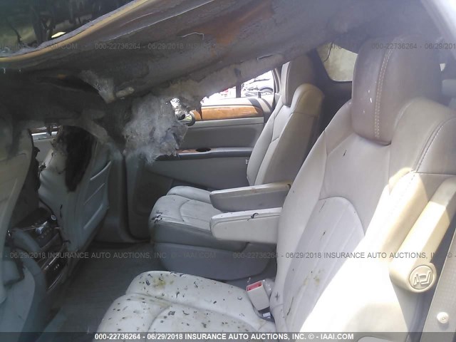 5GAER23D69J158809 - 2009 BUICK ENCLAVE CXL Blanc photo 8