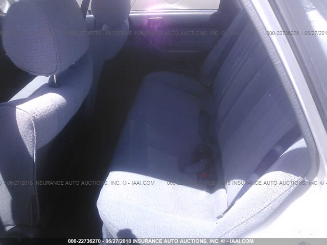 JT2SV21E4L0363267 - 1990 TOYOTA CAMRY DLX WHITE photo 8