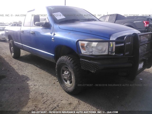 3D7KS28C57G735503 - 2007 DODGE RAM 2500 ST/SLT 蓝色 照片 1