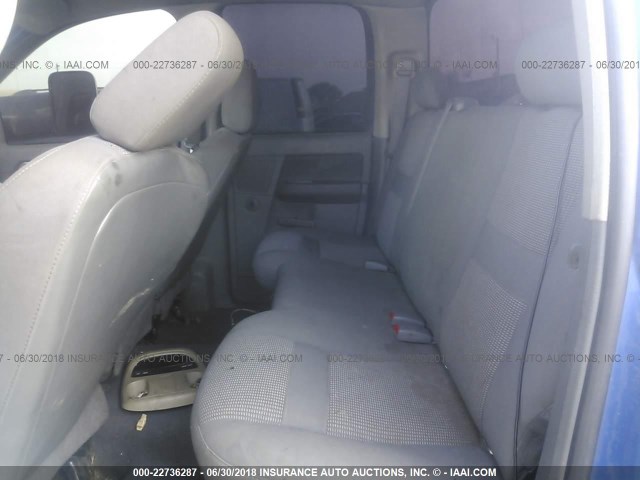 3D7KS28C57G735503 - 2007 DODGE RAM 2500 ST/SLT 蓝色 照片 8