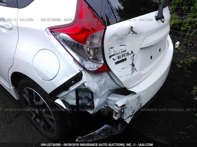 3N1CE2CP3FL423270 - 2015 NISSAN VERSA NOTE S/S PLUS/SV/SL/SR WHITE photo 6