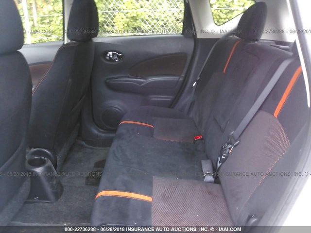 3N1CE2CP3FL423270 - 2015 NISSAN VERSA NOTE S/S PLUS/SV/SL/SR WHITE photo 8