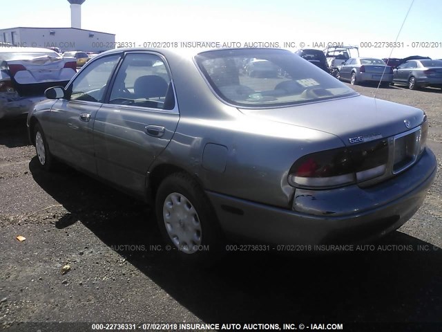 1YVGE22C2V5624356 - 1997 MAZDA 626 DX/LX GRAY photo 3