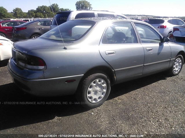 1YVGE22C2V5624356 - 1997 MAZDA 626 DX/LX GRAY photo 4