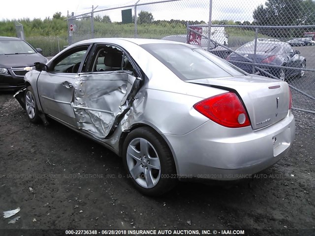 1G2ZG58B774276978 - 2007 PONTIAC G6 SE SILVER photo 3