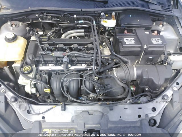 1FAFP34N37W169195 - 2007 FORD FOCUS ZX4/S/SE/SES GRAY photo 10