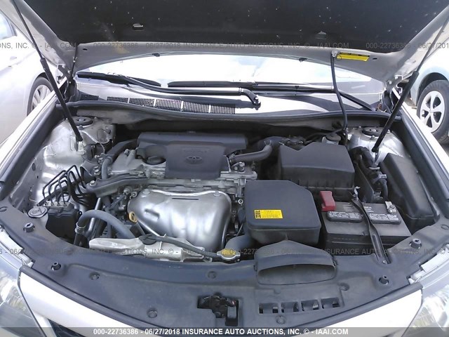 4T1BF1FK6EU431380 - 2014 TOYOTA CAMRY L/SE/LE/XLE 银色 照片 10