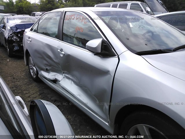 4T1BF1FK6EU431380 - 2014 TOYOTA CAMRY L/SE/LE/XLE 银色 照片 6