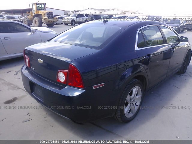 1G1ZB5E19BF210279 - 2011 CHEVROLET MALIBU LS BLUE photo 4