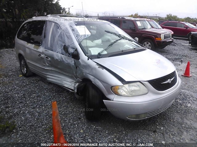 2C8GP64L51R145218 - 2001 CHRYSLER TOWN & COUNTRY LIMITED SILVER photo 1