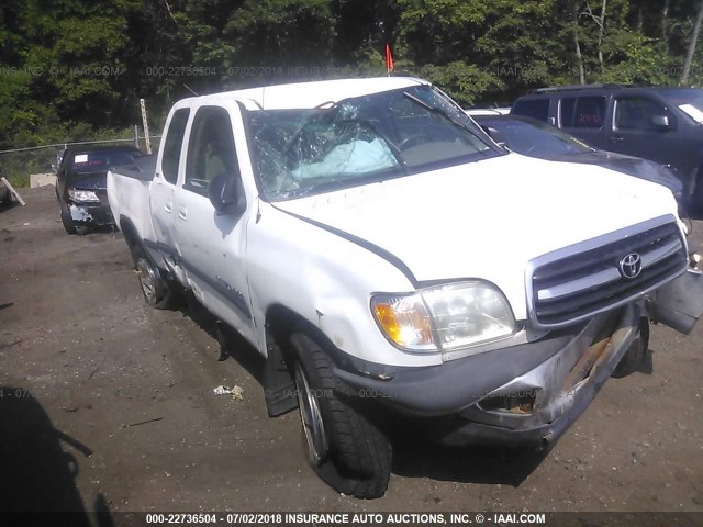 5TBBN44172S283204 - 2002 TOYOTA TUNDRA ACCESS CAB SR5 WHITE photo 1