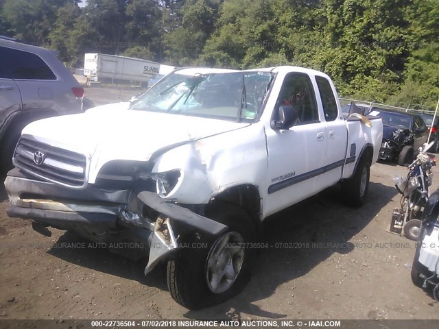 5TBBN44172S283204 - 2002 TOYOTA TUNDRA ACCESS CAB SR5 WHITE photo 2