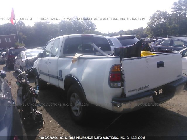 5TBBN44172S283204 - 2002 TOYOTA TUNDRA ACCESS CAB SR5 WHITE photo 3