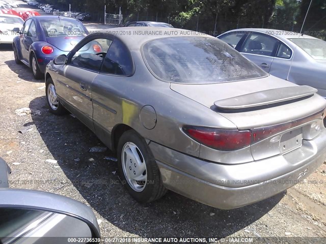 3FAFP113X1R133733 - 2001 FORD ESCORT ZX2 BROWN photo 3